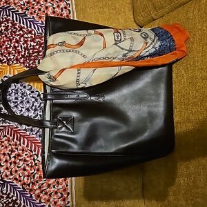 Barrington branded Leather Tote Bag
